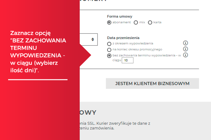 przeniesienie bez zachowania okresu wypowiedzenia